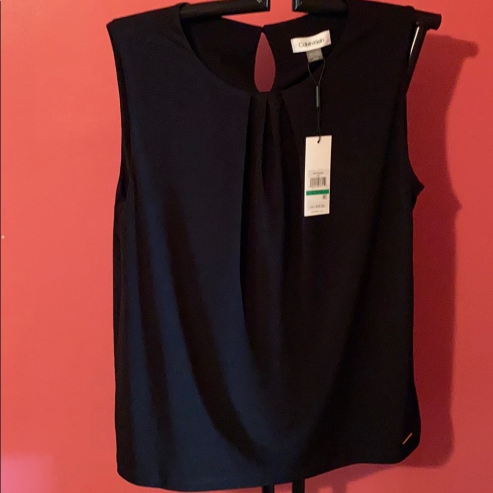 Polyester Black Top - Picture 3 of 5